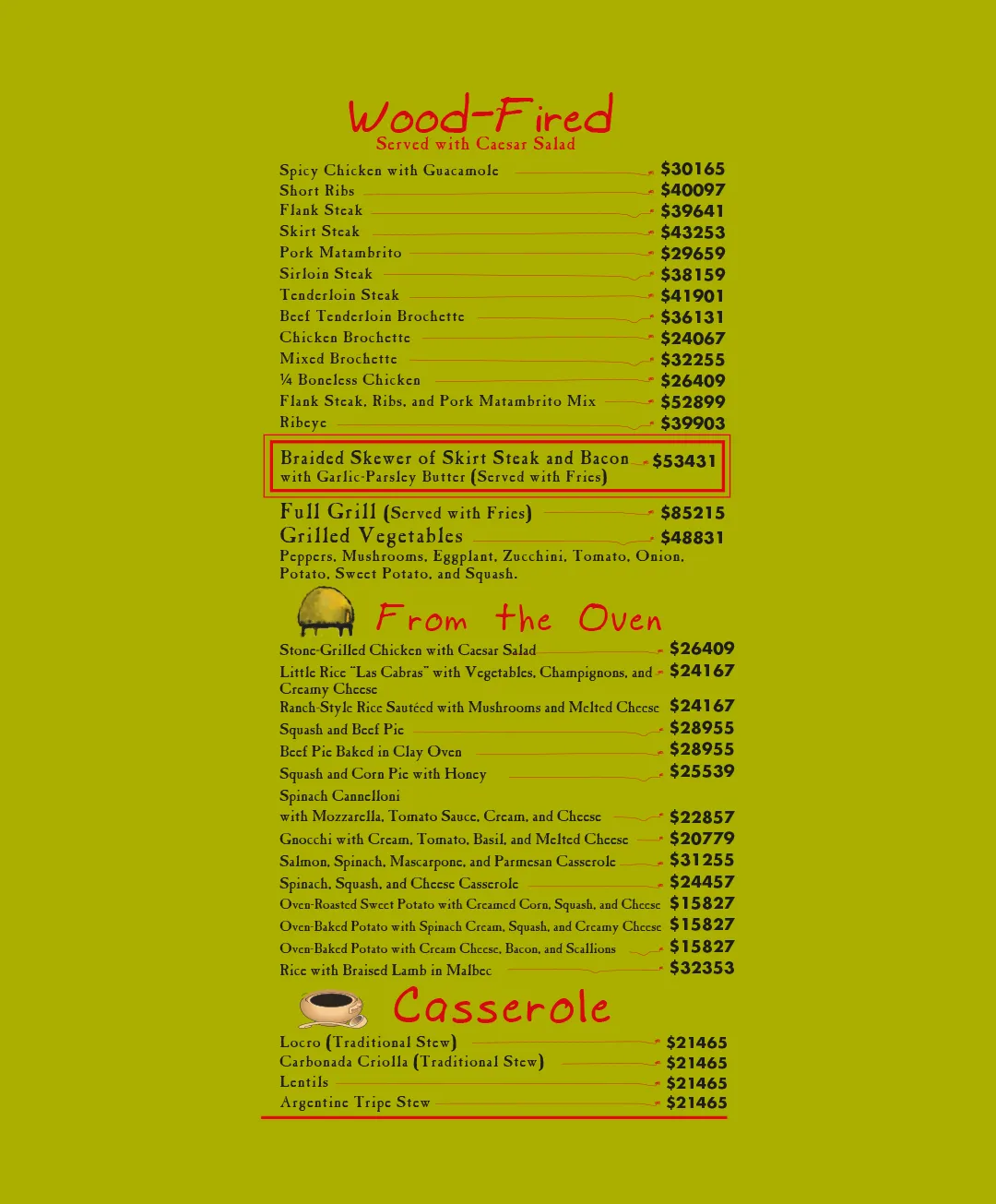 Menu — Page 4