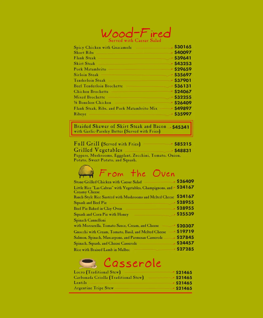 Menu — Page 4