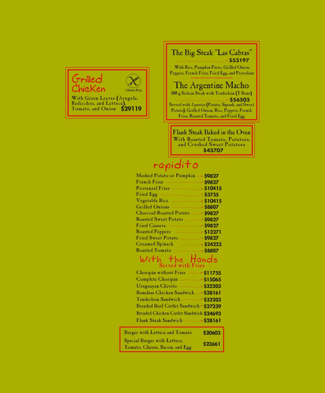 Menu — Page 5
