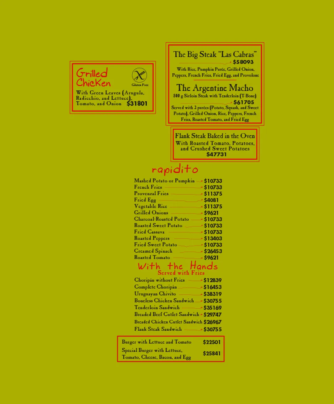 Menu — Page 5