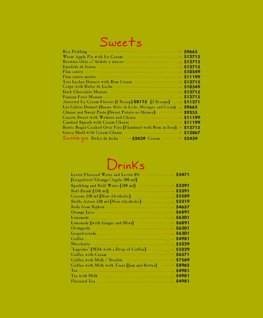 Menu — Page 6