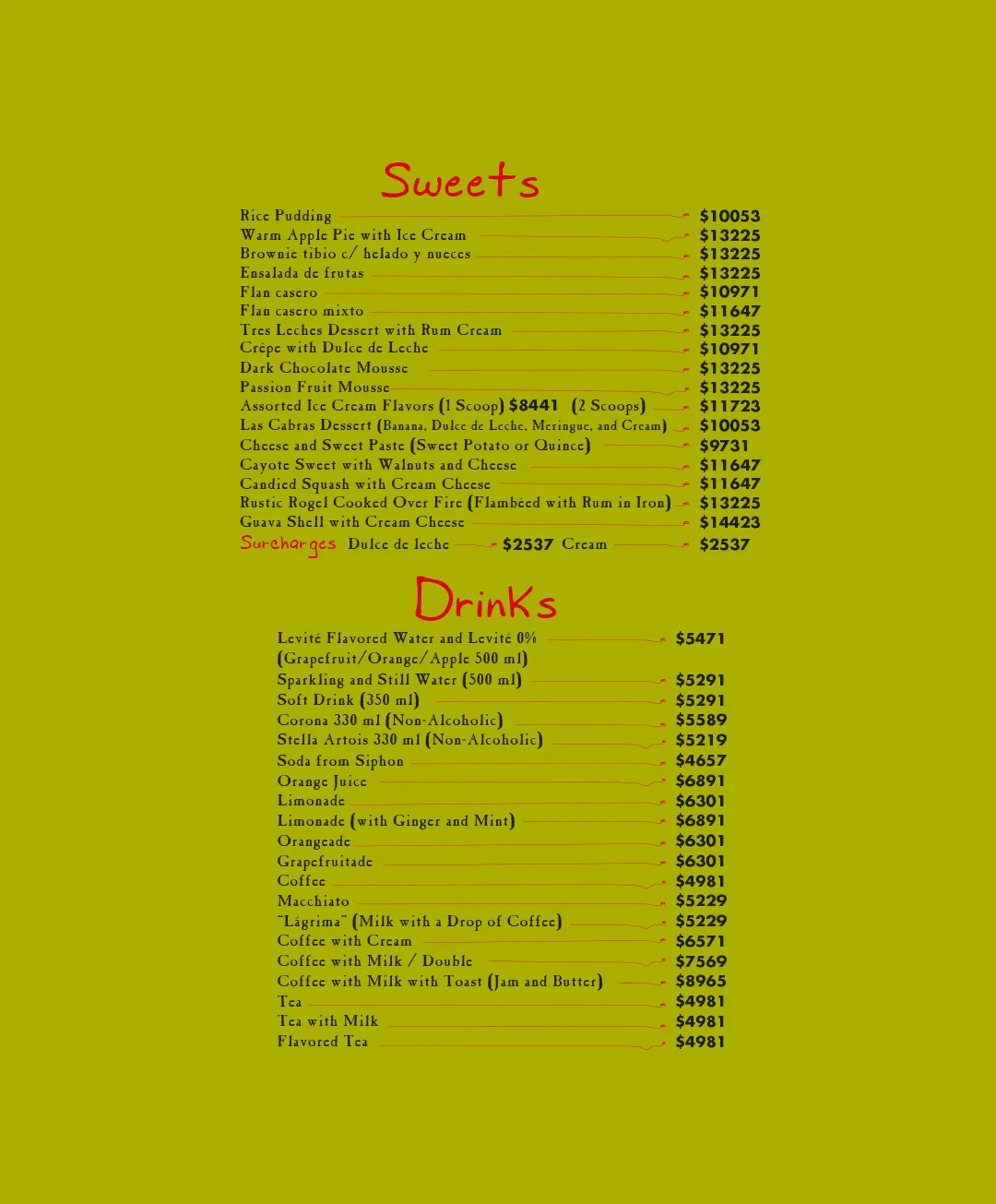 Menu — Page 6