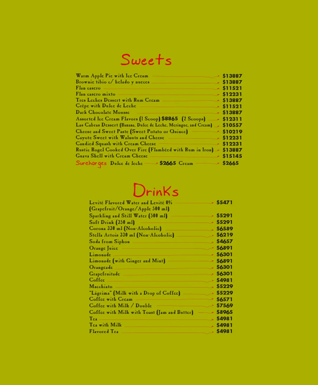 Menu — Page 6