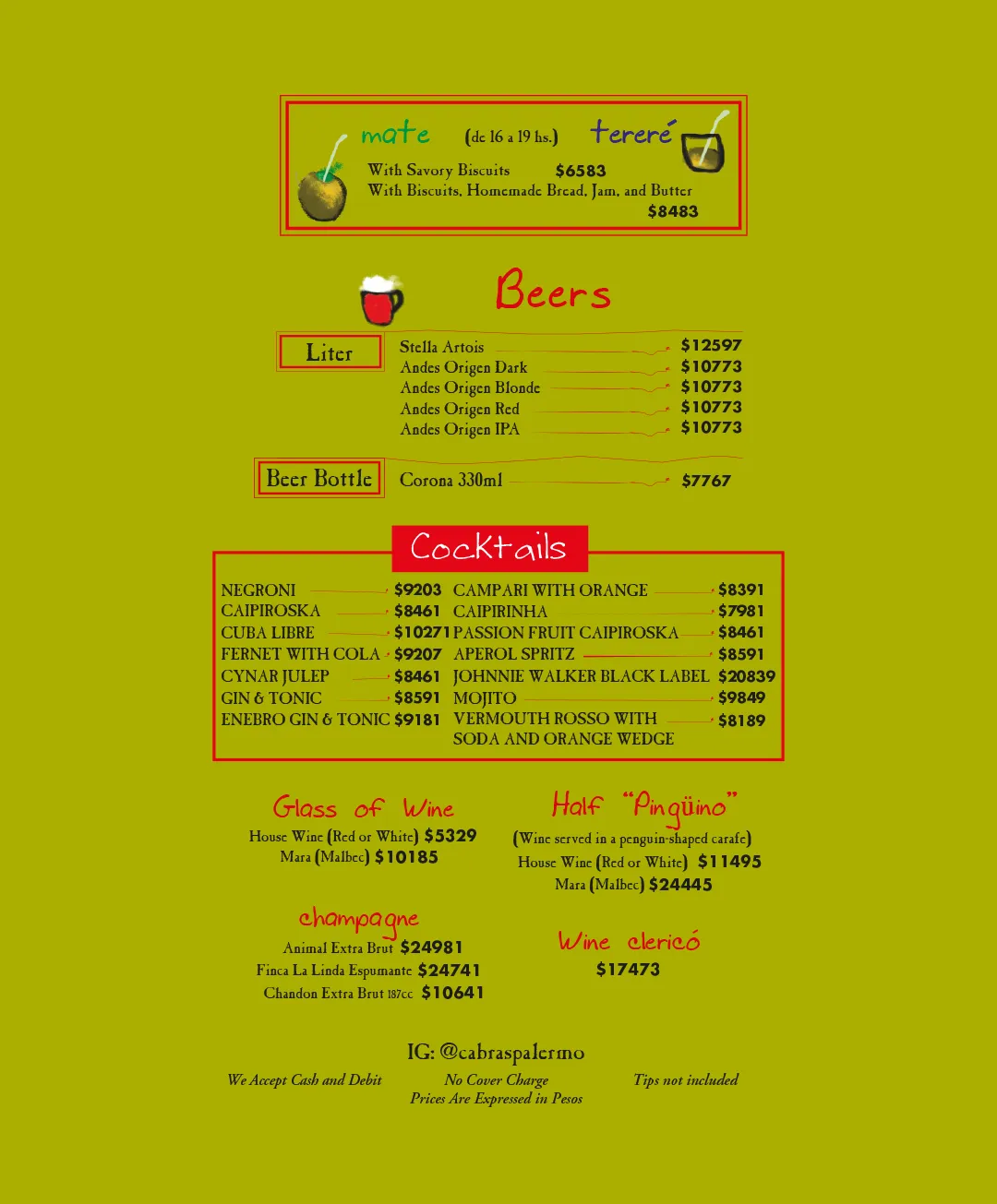 Menu — Page 8