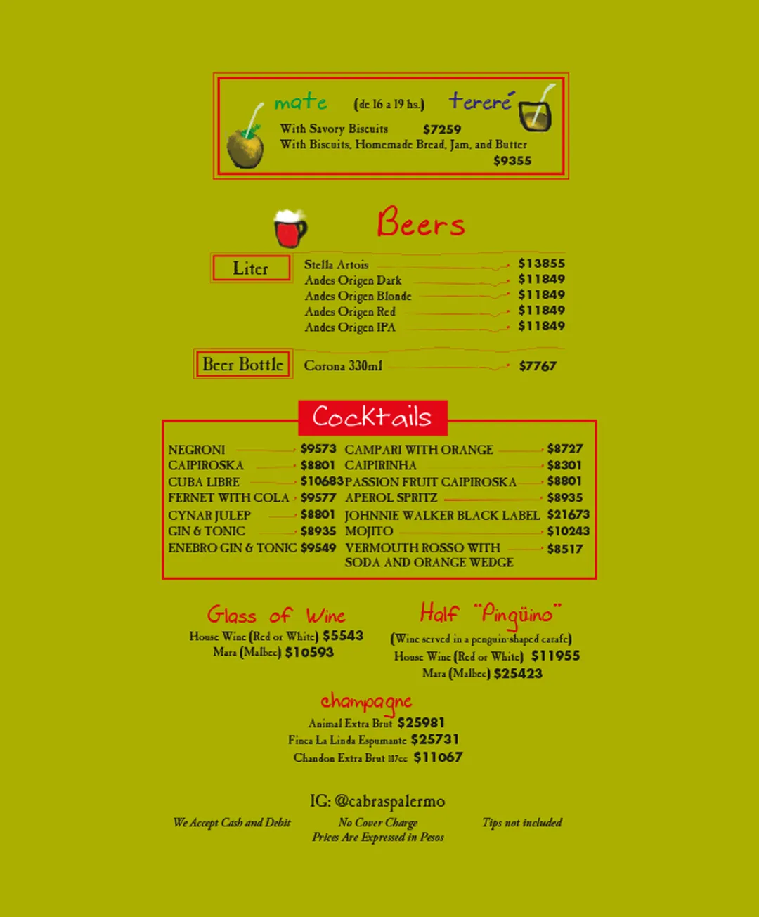 Menu — Page 8