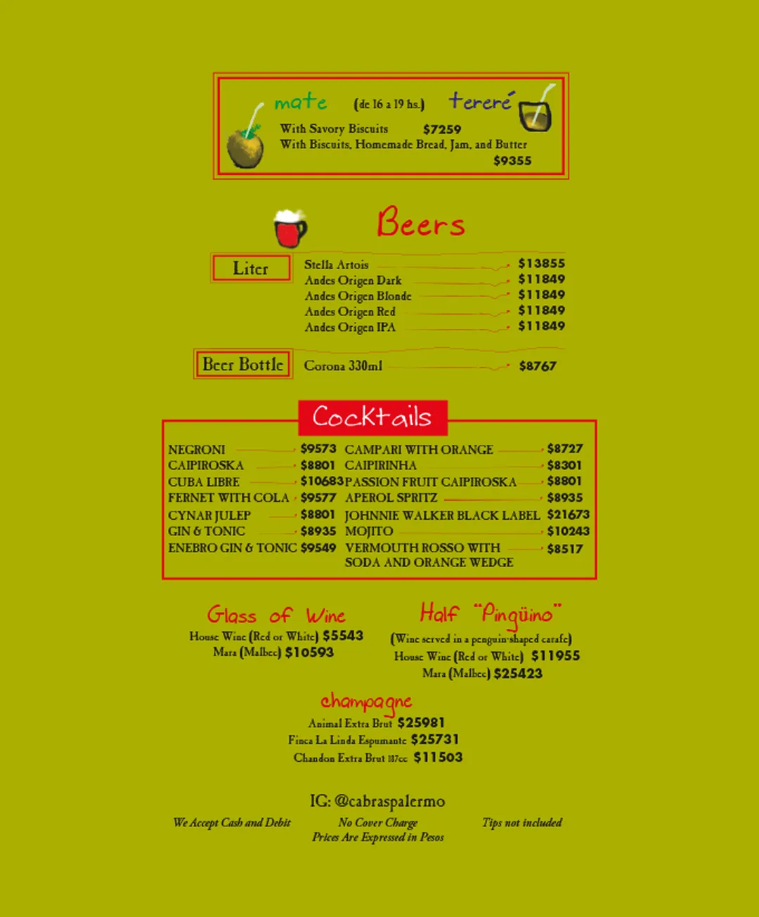 Menu — Page 8
