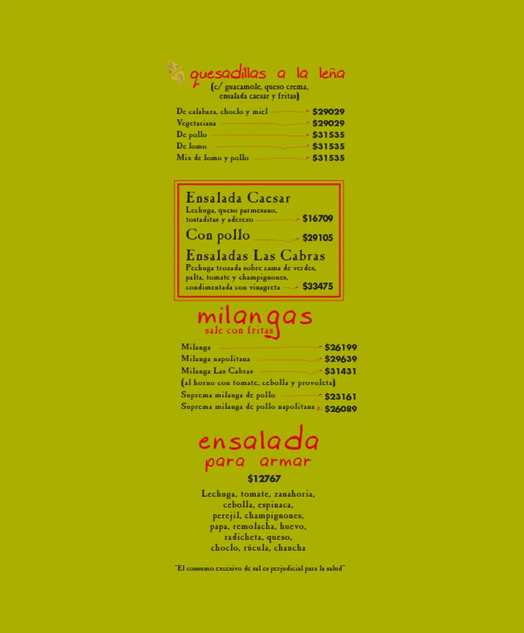 Menú — Página 3